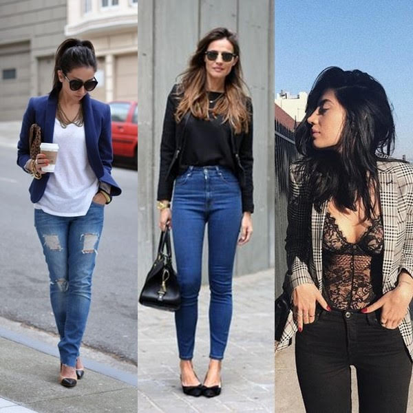 look social com calça jeans