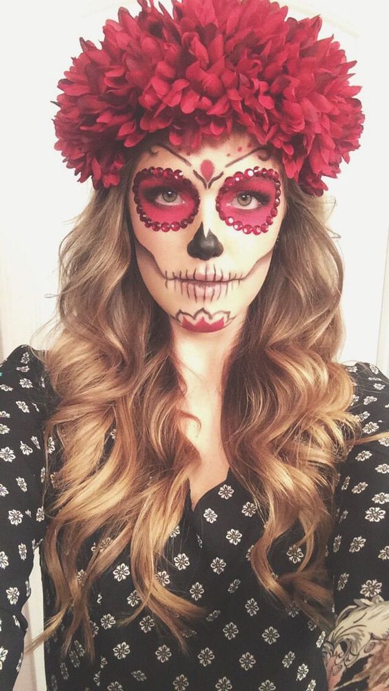 Tutorial: Caveira Mexicana l Maquiagem de Halloween