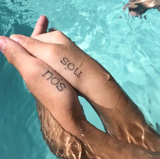Featured image of post Tatuagem De Casal Frases Pequena A frase que procura pequenas para ler e compartilhar