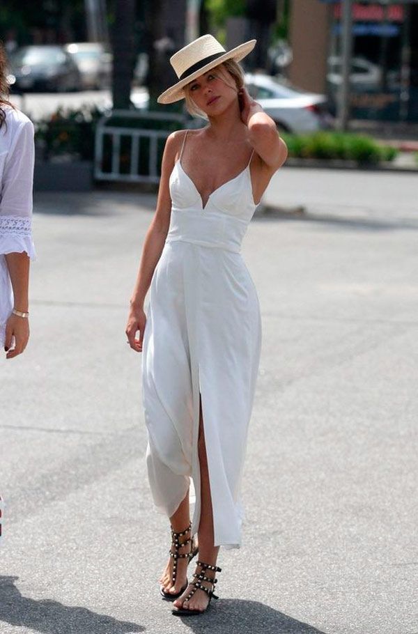 vestido branco verão